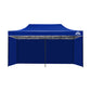 Instahut Gazebo Pop Up Marquee 3x6m Folding Wedding Tent Gazebos Shade Blue
