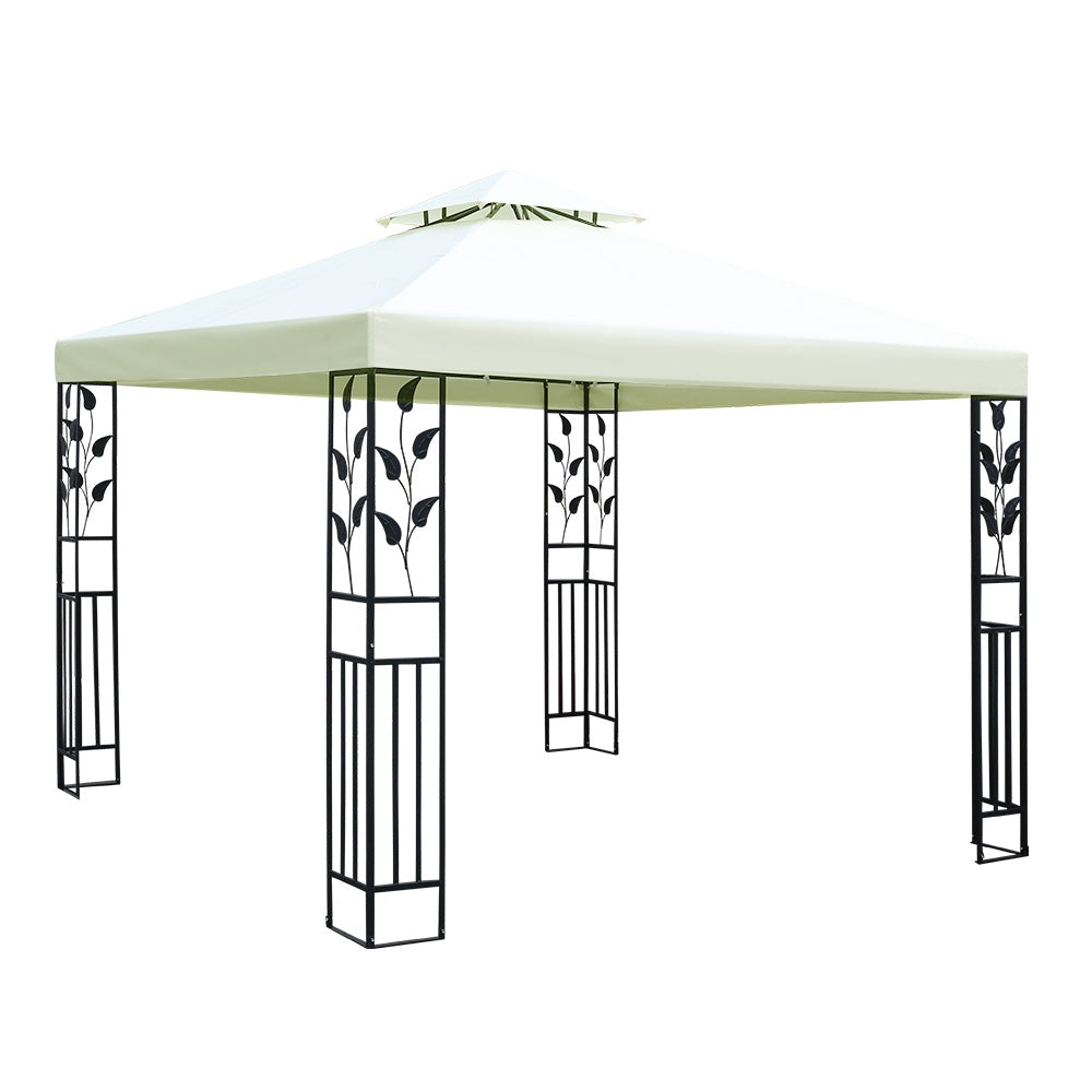 Instahut Gazebo 3x3m Marquee Outdoor Party Wedding Gazebos Tent Iron Art