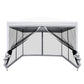 Instahut Gazebo Pop Up Marquee 3x3 Wedding Side Mesh Wall Outdoor Gazebos White