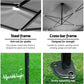 Instahut Gazebo Pop Up Marquee 3x3 Outdoor Wedding Base Pod Kit Black