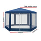 Instahut Gazebo Wedding Party Marquee Tent Canopy Outdoor Camping Gazebos Navy