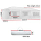 Instahut Gazebo 3x9 Outdoor Marquee Gazebos Wedding Party Camping Tent 8 Wall Panels