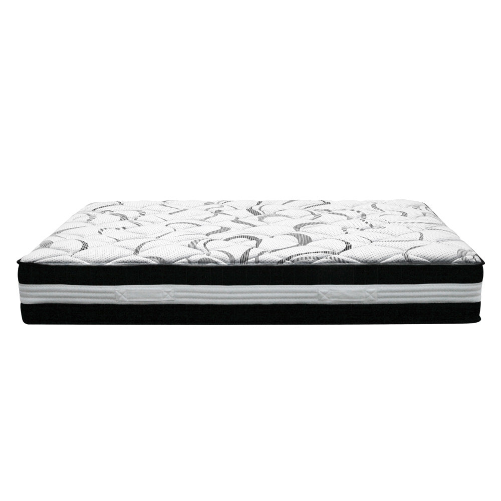 Giselle Bedding Mykonos Euro Top Pocket Spring Mattress 30cm Thick Single