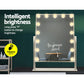 Embellir Makeup Mirror 40X50cm Hollywood with Light Round 360� Rotation 15 LED