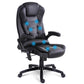 Artiss Massage Office Chair 8 Point PU Leather Office Chair - Black