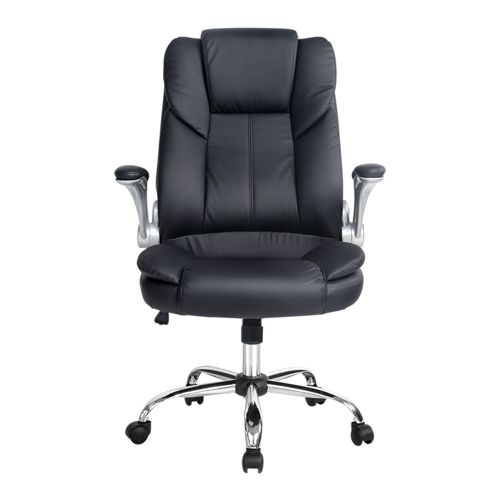 Artiss Kea Executive Office Chair Leather Black