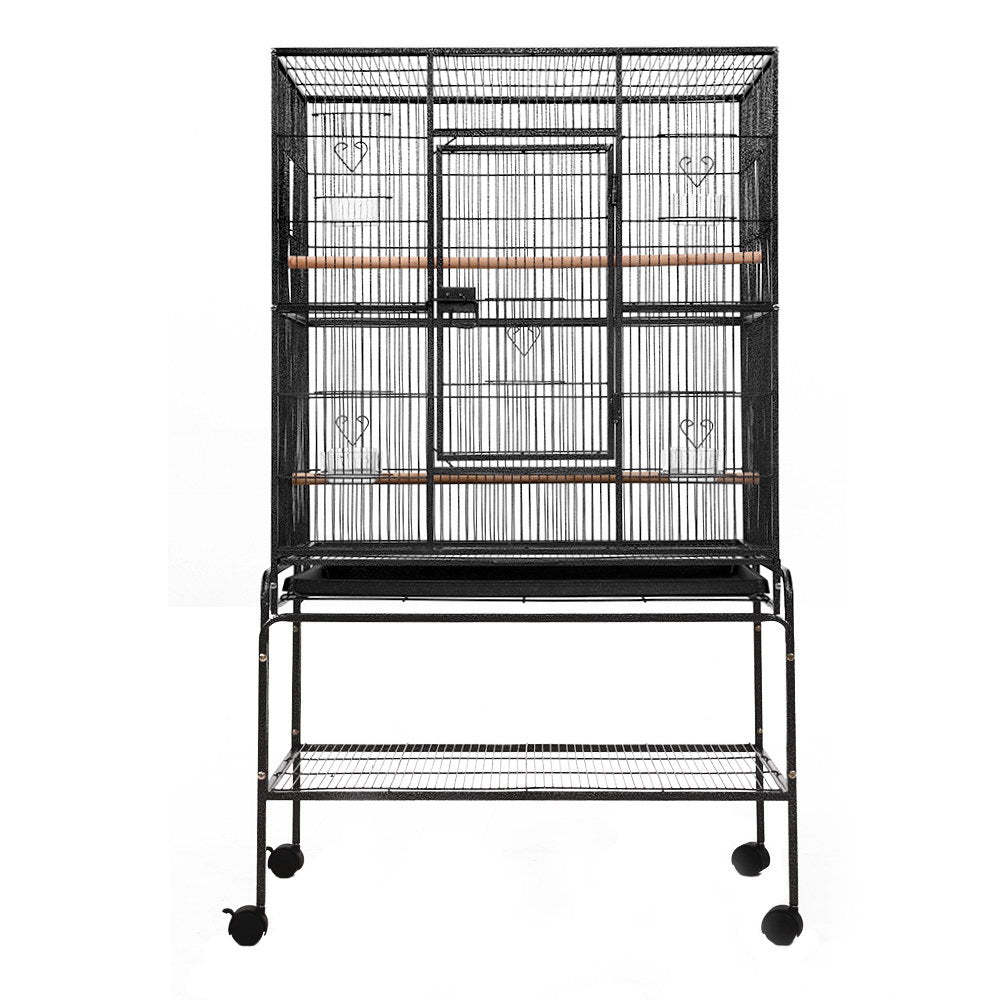 i.Pet Bird Cage Pet Cages Aviary 137CM Large Travel Stand Budgie Parrot Toys