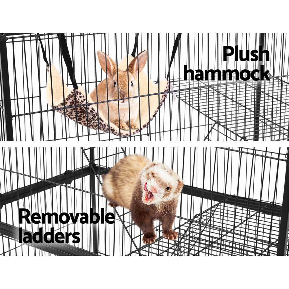 i.Pet Rabbit Cage Bird Ferret Parrot Aviary Cat Hamster 4 Level 142cm