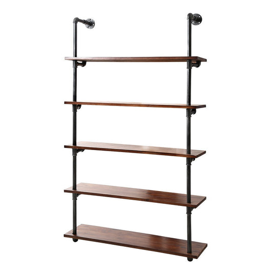 Artiss Wall Display Shelves Industrial DIY Pipe Shelf Rustic Floating Brackets