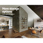 Artiss Wall Display Shelves Industrial DIY Pipe Shelf Rustic Floating Brackets