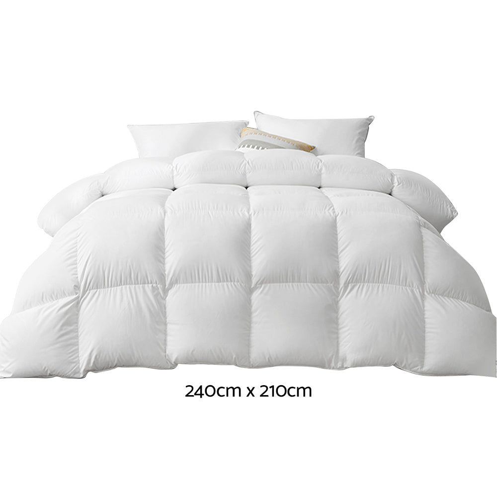 Giselle Bedding King Size 700GSM Goose Down Feather Quilt