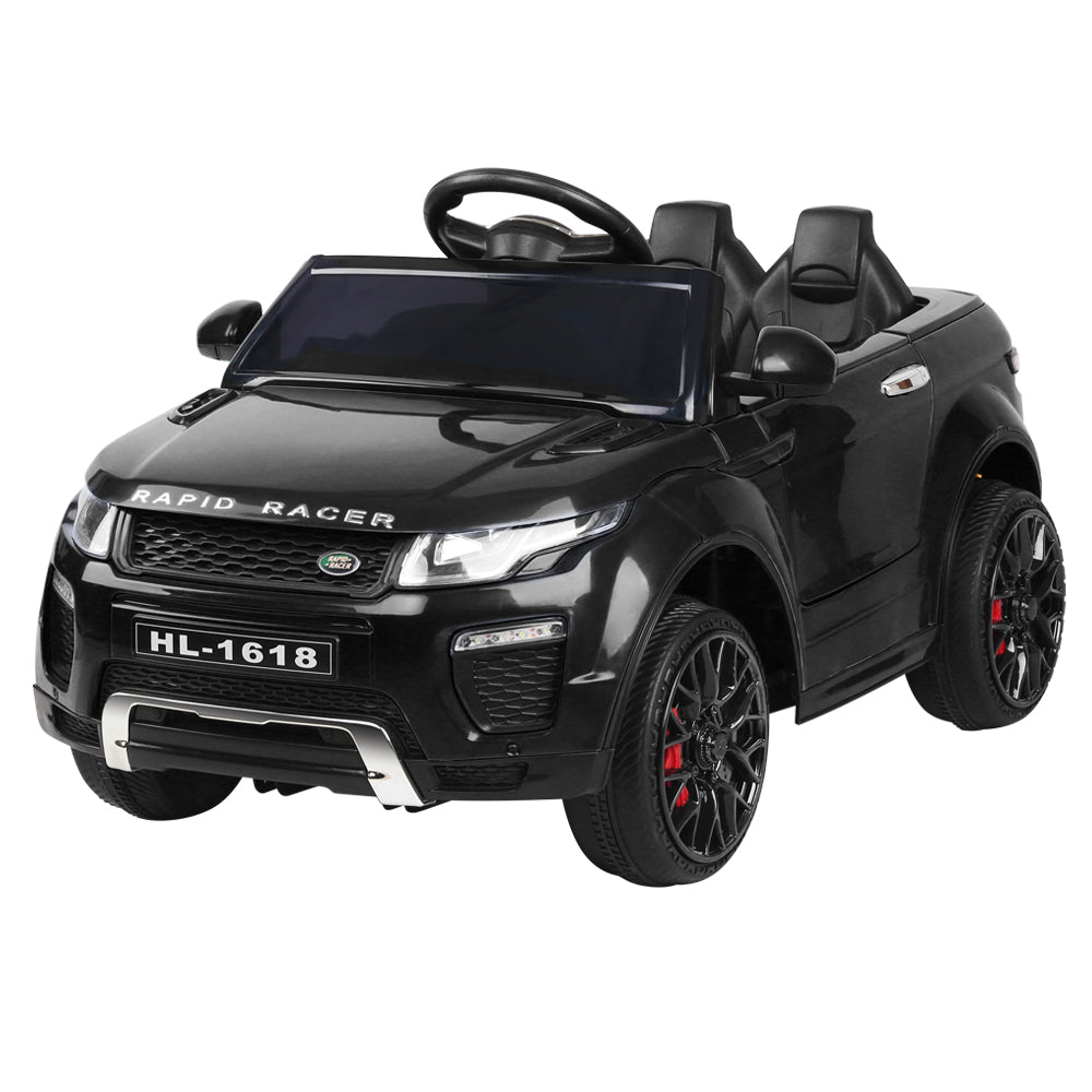 Rigo Ride On Car Toy Kids Electric Cars 12V Battery SUV Black