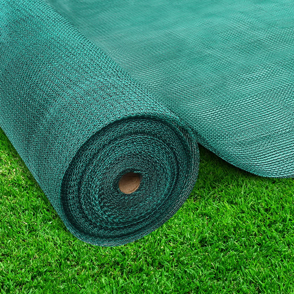 Instahut 3.66x20m 30% UV Shade Cloth Shadecloth Sail Garden Mesh Roll Outdoor Green