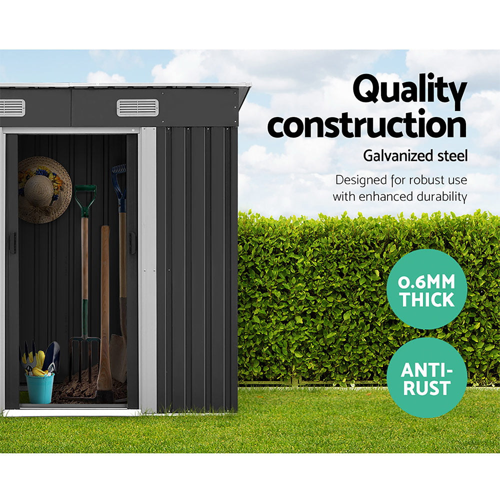 Giantz Garden Shed Outdoor Storage Sheds Tool Workshop 1.94x1.21M with Base