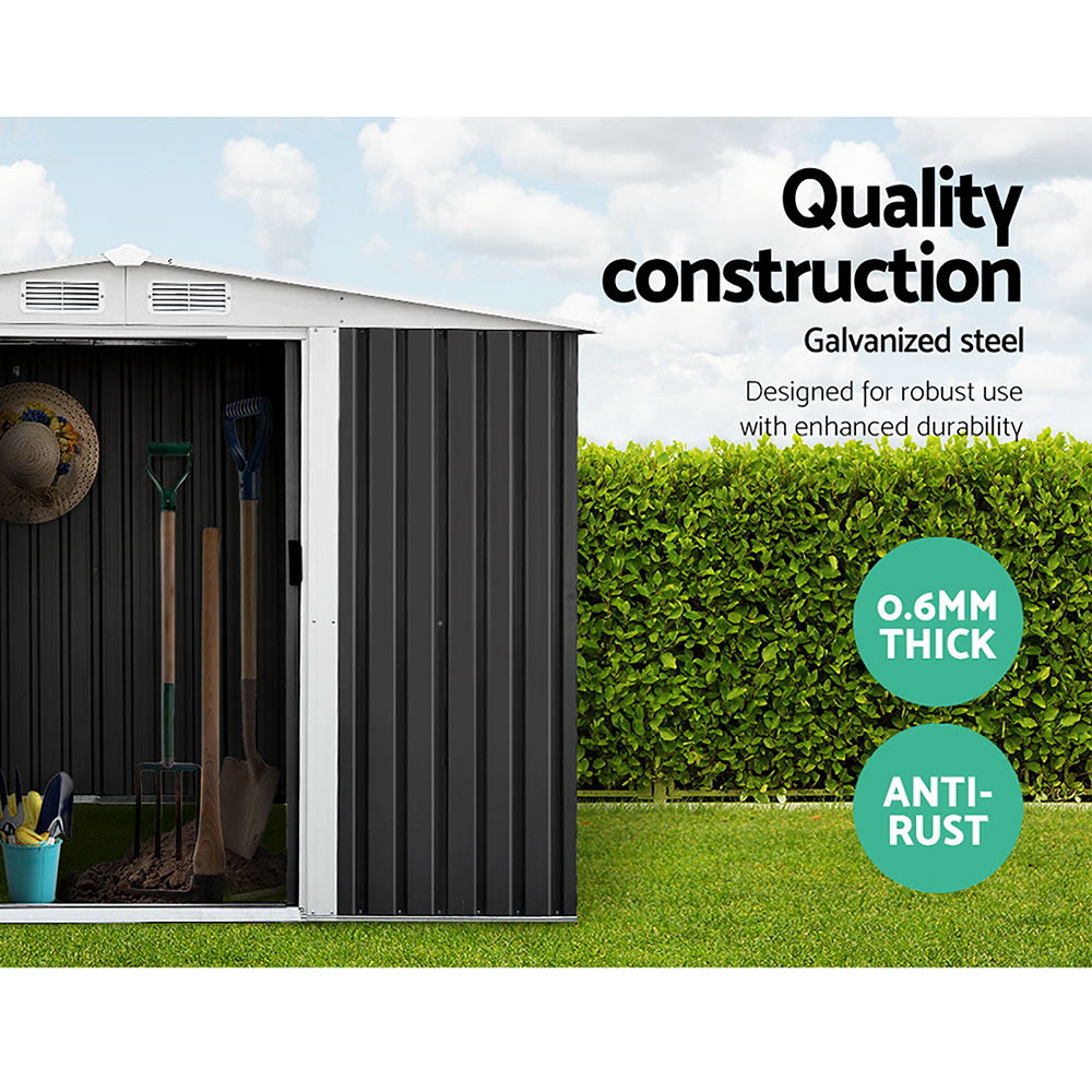 Giantz Garden Shed Outdoor Storage Sheds Tool Workshop 2.58X2.07M