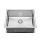 Cefito 54cm x 44cm Stainless Steel Kitchen Sink Under/Top/Flush Mount Black
