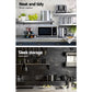 Cefito 1200mm Stainless Steel Wall Shelf Kitchen Shelves Rack Mounted Display Shelving