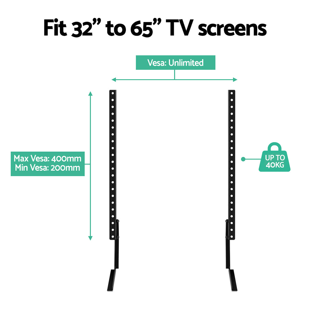 Artiss TV Mount Stand Bracket Riser Universal Table Top Desktop 32 to 65 Inch