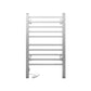 Devanti Electric Heated Towel Rail Rack 10 Bars Freestanding Clothes Dry Warmer