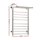 Devanti Electric Heated Towel Rail Rack 14 Bars Wall Mounted Clothes Dry Warmer