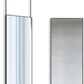Full-Length Mirror Long Standing for Bedroom and Bathroom (106 x 35 cm, Black)
