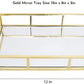 Tray Gold Mirror Decorative for Storage Jewelry and Makeup accessories