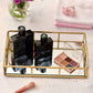 Tray Gold Mirror Decorative for Storage Jewelry and Makeup accessories
