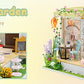 Dollhouse Miniature with Furniture Kit Plus Dust Proof and Music Movement - Cat Coffee (Valentine's Day Gift Idea)