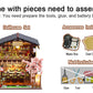 Dollhouse Miniature with Furniture Kit Plus Dust Proof and Music Movement - Asia (1:24 Scale Creative Room Idea)