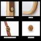 Hanging Full Length Wall Mirror - Solid Bamboo Frame and Adjustable Leather Strap for Bathroom and Bedroom