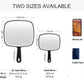 Extra Large Black Handheld Mirror with Handle (31,5 x 23 cm)