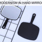 Extra Large Black Handheld Mirror with Handle (31,5 x 23 cm)