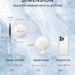 Double-Sided 1X/20X Magnifying Foldable Makeup Mirror for Handheld, Table and Travel Usage