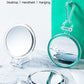 Double-Sided 1X/20X Magnifying Foldable Makeup Mirror for Handheld, Table and Travel Usage