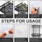 2 Pack Aluminum Adhesive Shower Caddy Corner Shelf Storage Rack for Bathroom