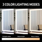 Large Hollywood Makeup Mirror 3 Modes Lighted and Smart Touch Control (92 x 68 cm)