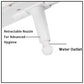Toilet Bidet Seat Hygiene Water Wash Clean Unisex Easy Attachment Dual Nozzles