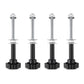 X-BULL Recovery tracks Sand Trucks Offroad With 4PCS Mounting Pins 4WDGen 2.0 - Black