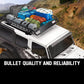 BULLET Car Roof Rack, 123 x 102 x 12cm Universal Luggage Carrier Steel Cage Vehicle Cargo