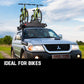 BULLET Car Roof Rack, 123 x 102 x 12cm Universal Luggage Carrier Steel Cage Vehicle Cargo