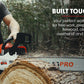 Baumr-AG 62CC Petrol Commercial Chainsaw 20 Bar E-Start Pruning Chain Saw