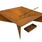 Firepit with Ash Tray with 0.11 Mild Steel"