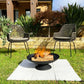 Black Lassen Cast Iron Fire Pit