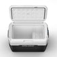 Kolner 50l Fridge Freezer Cooler 12/24/240v Camping Portable Esky Refrigerator With Trolley - Black