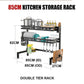Double Tier Over Sink Dish Drying Rack Kitchen Drainer Storage Holder Bowl Organiser