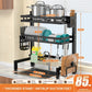 Single Tier Over Sink Dish Drying Rack Kitchen Drainer Storage Holder Bowl Organiser