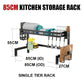 Single Tier Over Sink Dish Drying Rack Kitchen Drainer Storage Holder Bowl Organiser