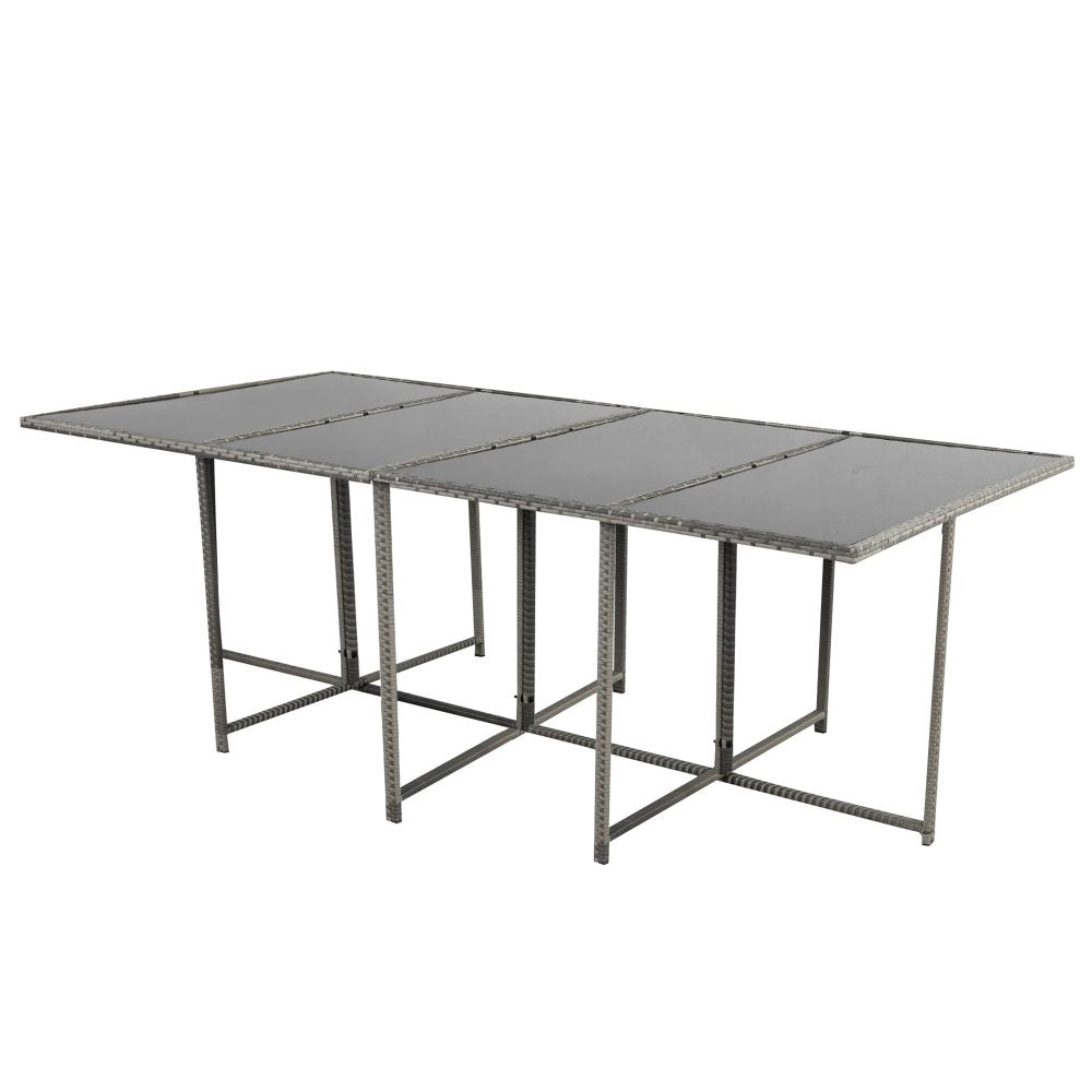 Bali 13PC  Outdoor Dining Set – Grey