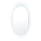 La Bella LED Wall Mirror Oval Touch Anti-Fog Makeup Decor Bathroom Vanity 50 x 75cm