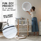 La Bella LED Wall Mirror Round Touch Anti-Fog Makeup Decor Bathroom Vanity 60cm